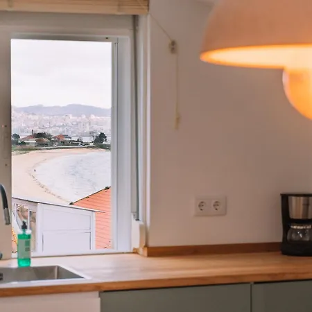 Ideal En Primeira Linea De Playa By Lejlighed Cangas do Morrazo